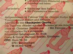 Checkpoint Charlie  - Krawall Im Schweinestall