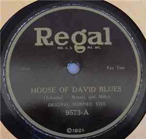 Original Memphis Five - House Of David Blues / Oh! Sister! Ain't That Hot?