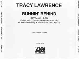 Tracy Lawrence - Runnin' Behind