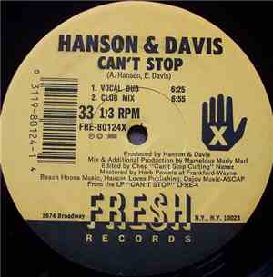 Hanson & Davis - Can't Stop