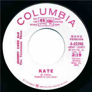 Johnny Cash And The Tennessee Three - Kate