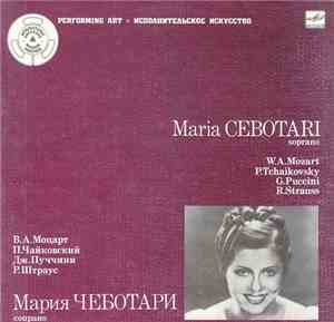 Мария Чеботари - В.А. Моцарт, П. Чайковский, Дж. Пуччини, Р. Штраус