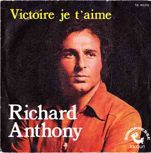 Richard Anthony  - Victoire Je T'aime / Le Sorcier Du Flipper