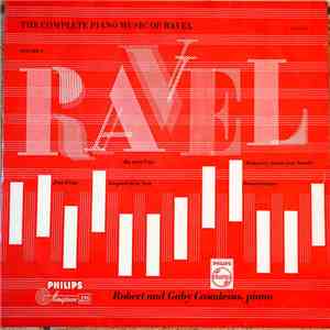Robert Casadesus, Ravel - The Complete Piano Music Of Ravel; Volume 2
