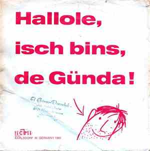 Töpel Ohne - Hallole, Isch Bins, De Günda!