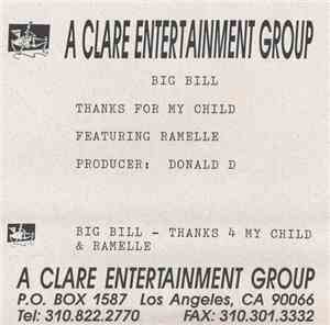 Big Bill & Ramelle - Thanks For My Child