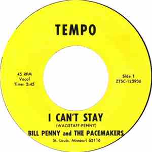 Bill Penny and The Peacemakers - I Can´t Stay