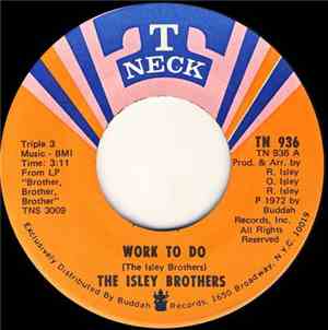The Isley Brothers - Work To Do
