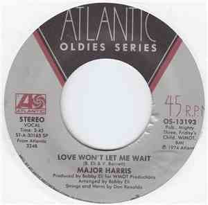 Major Harris / The Major Harris Boogie Blues Band - Love Won't Let Me Wait  ...