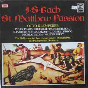 Bach - Philharmonia Orchestra & Choir, Otto Klemperer - St Matthew Passion