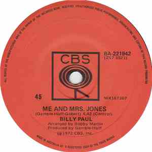 Billy Paul - Me And Mrs. Jones