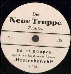 Edlef Köppen - Edlef Köppen Spricht Den Schluß Seines Romans 