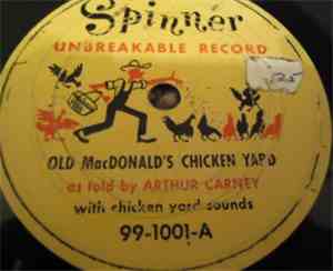 Arthur Carney - Old MacDonald's Chicken Yard / Old MacDonald's Birds