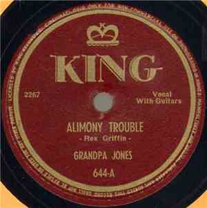 Grandpa Jones - Alimony Trouble / Call Me Darling Once Again