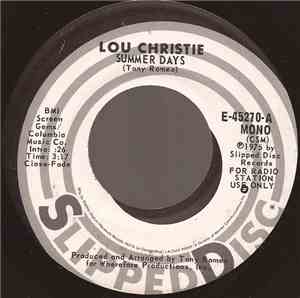 Lou Christie - Summer Days