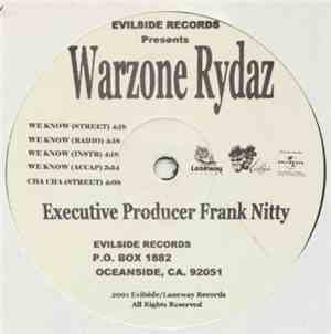 Warzone Rydaz - We Know / Cha Cha / Outta Pocket