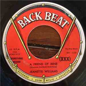 Jeanette Williams - You Didn't Know Then / A Friend Of Mine