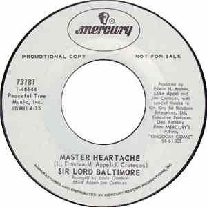 Sir Lord Baltimore - Master Heartache / I Got A Woman