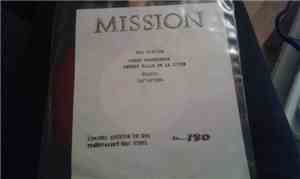 The Mission - Press Conference Rennes Salle De La Citie France 10/12/1986