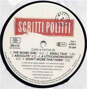 Scritti Politti - Cupid & Psyche 85