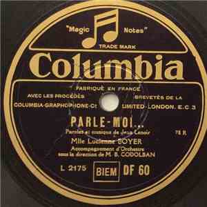 Mlle Lucienne Boyer - Parle-moi... / Prenez Mes Roses
