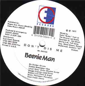 Beenie Man / Marcia Griffiths - Don't Dis Me / Evil Men's Wives