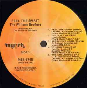 The Williams Brothers  - Feel The Spirit
