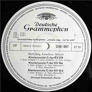 Wolfgang Amadeus Mozart, Christoph Eschenbach - Klaviersonaten