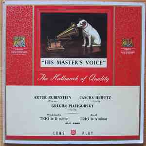 Arthur Rubinstein, Jascha Heifetz, Gregor Piatigorsky - Mendelssohn Trio in ...