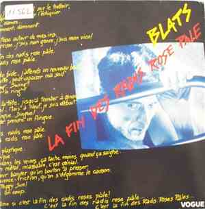 Blats  - La Fin Des Radis Rose Pâle