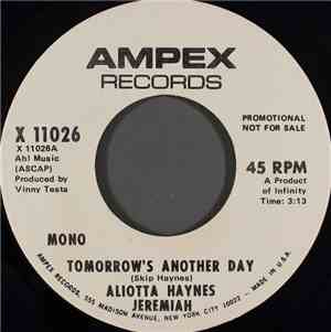 Aliotta Haynes Jeremiah - Tomorrow's Another Day