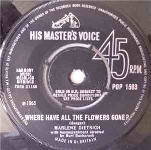 Marlene Dietrich - Where Have All The Flowers Gone?