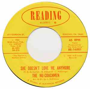The Nu-Coachmen - She Doesn't Love Me Anymore / A Letter From Margie