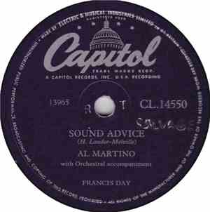 Al Martino - Sound Advice / Journey's End