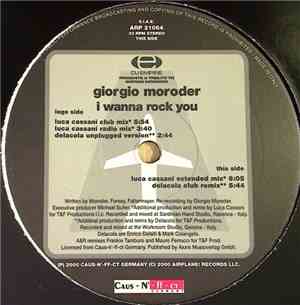 Giorgio Moroder - I Wanna Rock You (Remix)