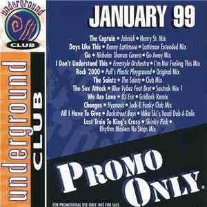 Various - Promo Only Underground Club: January 99