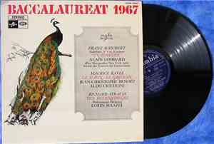 Franz Schubert, Maurice Ravel, Richard Strauss - Baccalaureat 1967