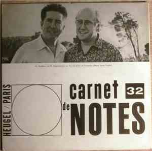 Guy Reibel, Girolamo Arrigo, Darius Milhaud, André Jolivet - Carnet de Note ...
