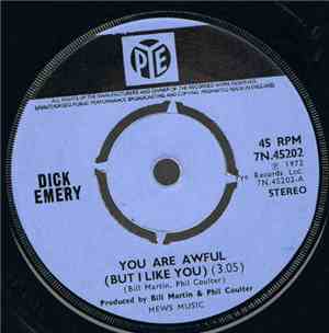 Dick Emery - You Are Awful (But I Like You)