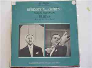 Rubinstein And Szeryng, Brahms - Violin Sonatas No. 2 Op. 100 • No. 3 Op. 1 ...