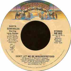 Santa Esmeralda Starring Leroy Gomez - Don't Let Me Be Misunderstood