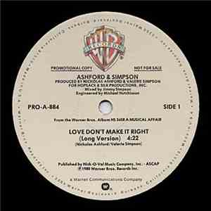 Ashford & Simpson - Love Don't Make It Right