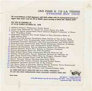 Jad Fair & Yo La Tengo - Strange But True