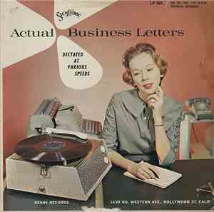 Unknown Artist - Stenodisc - Actual Business Letters