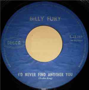 Billy Fury - I'd Never Find Another You