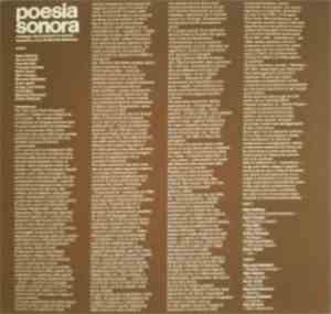 Various - Poesia Sonora