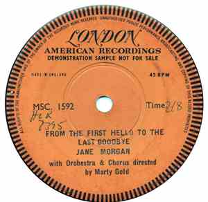 Jane Morgan - From The First Hello To The Last Goodbye