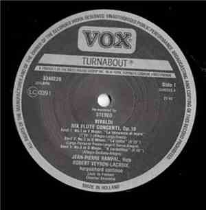 Vivaldi, Jean-Pierre Rampal, Robert Veyron-Lacroix, Orchestre De Chambre Lo ...