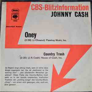 Johnny Cash - Oney / Country Trash