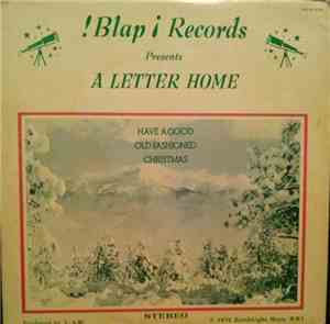 Various - Blap Records Presents A Letter Home